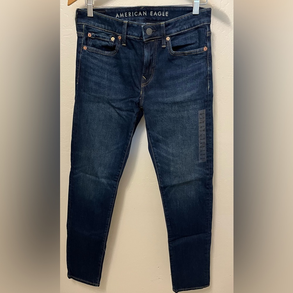 American Eagle Outfitters Dark Blue Skinny Jeans